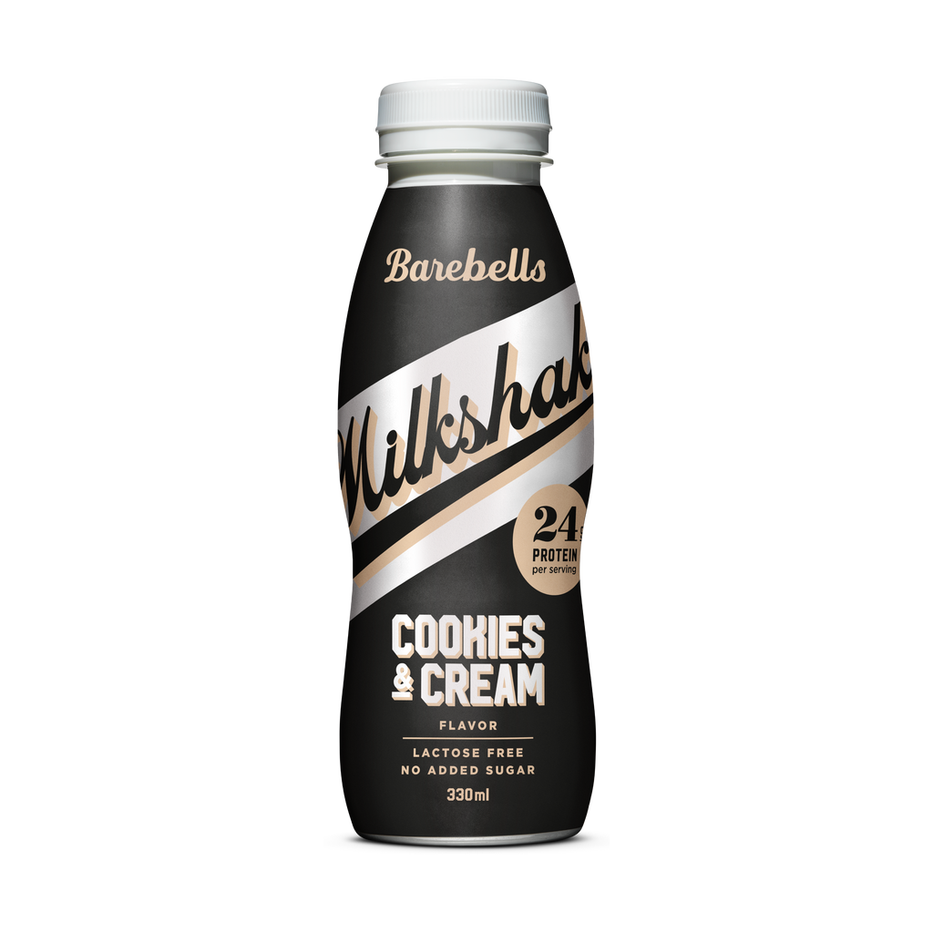 Barebells Lactose-Free Protein Milkshake, Cookies & Cream Flavour 330ml