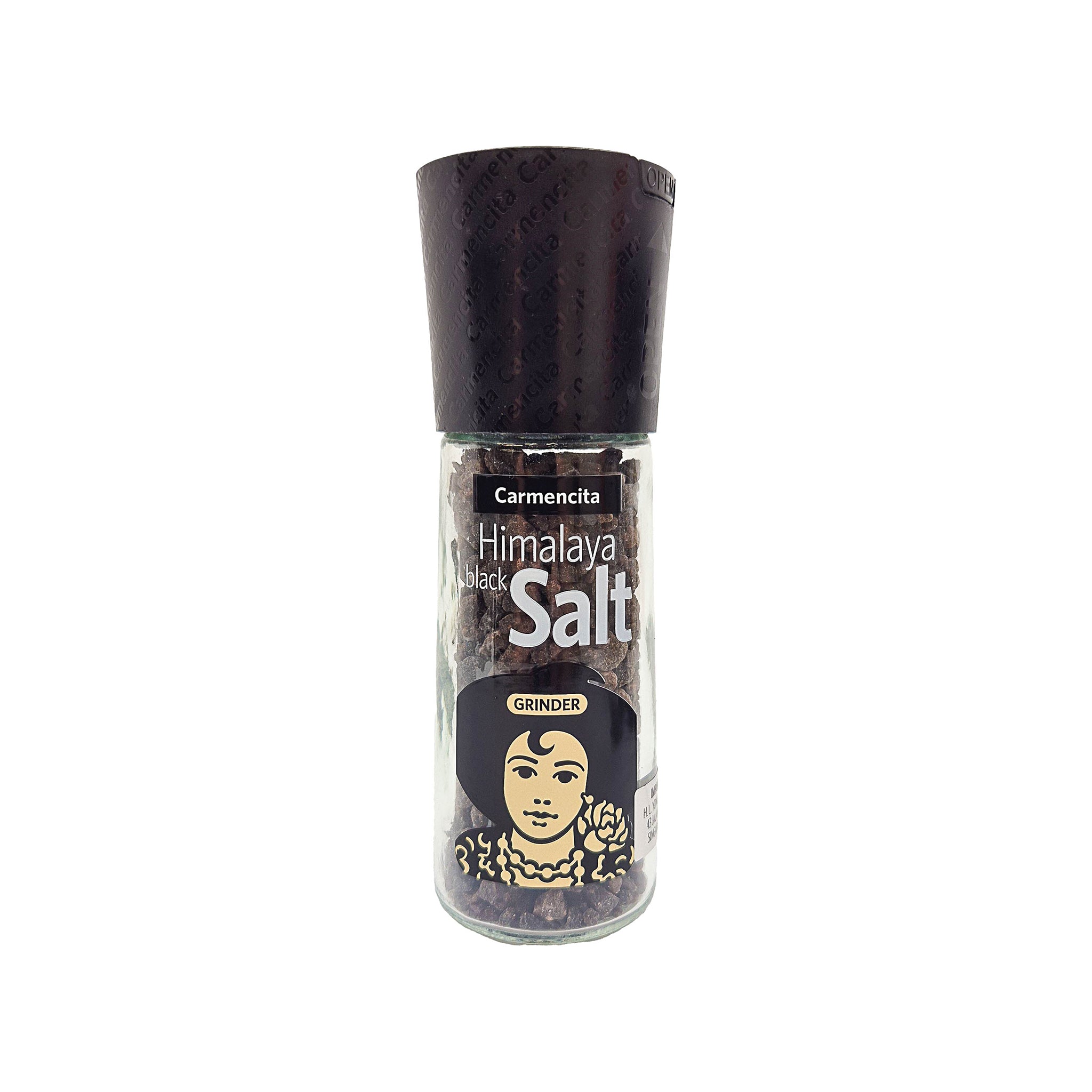 Carmencita Himalayan Black Salt Grinder
