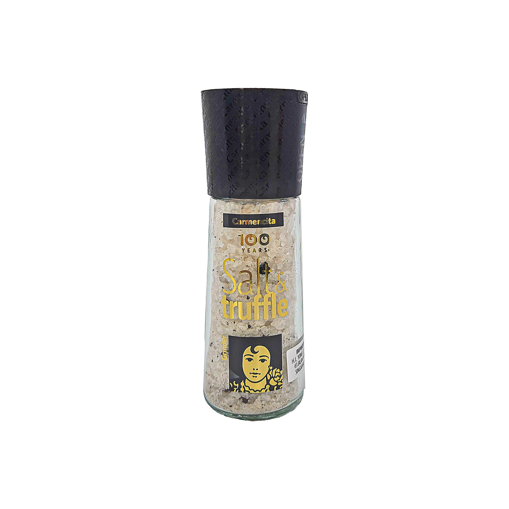 Carmencita Mediterranean Sea Salt with Truffle Grinder