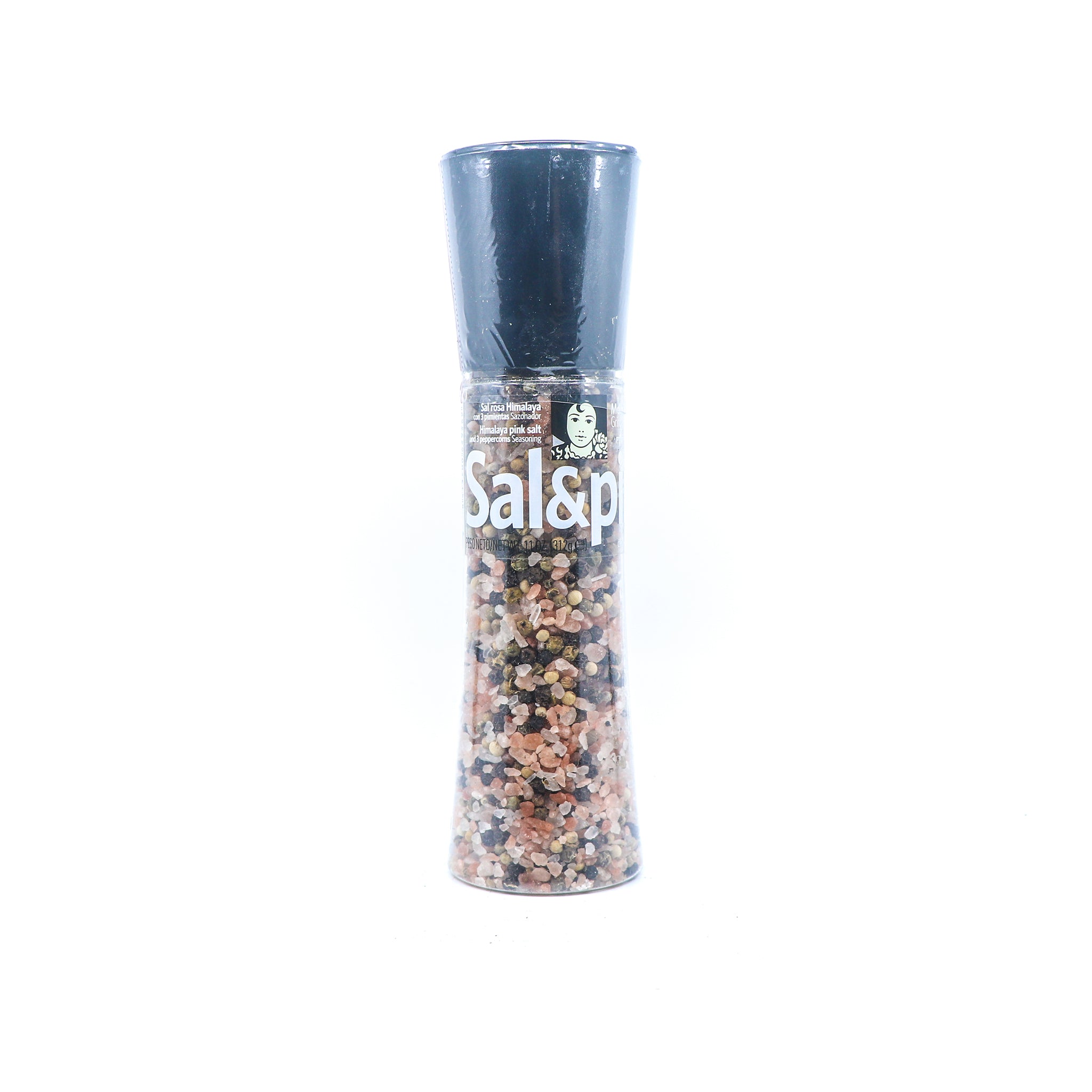 Carmencita Carmencita Himalayan Pink Salt with 3 Peppercorn Giant Grinder