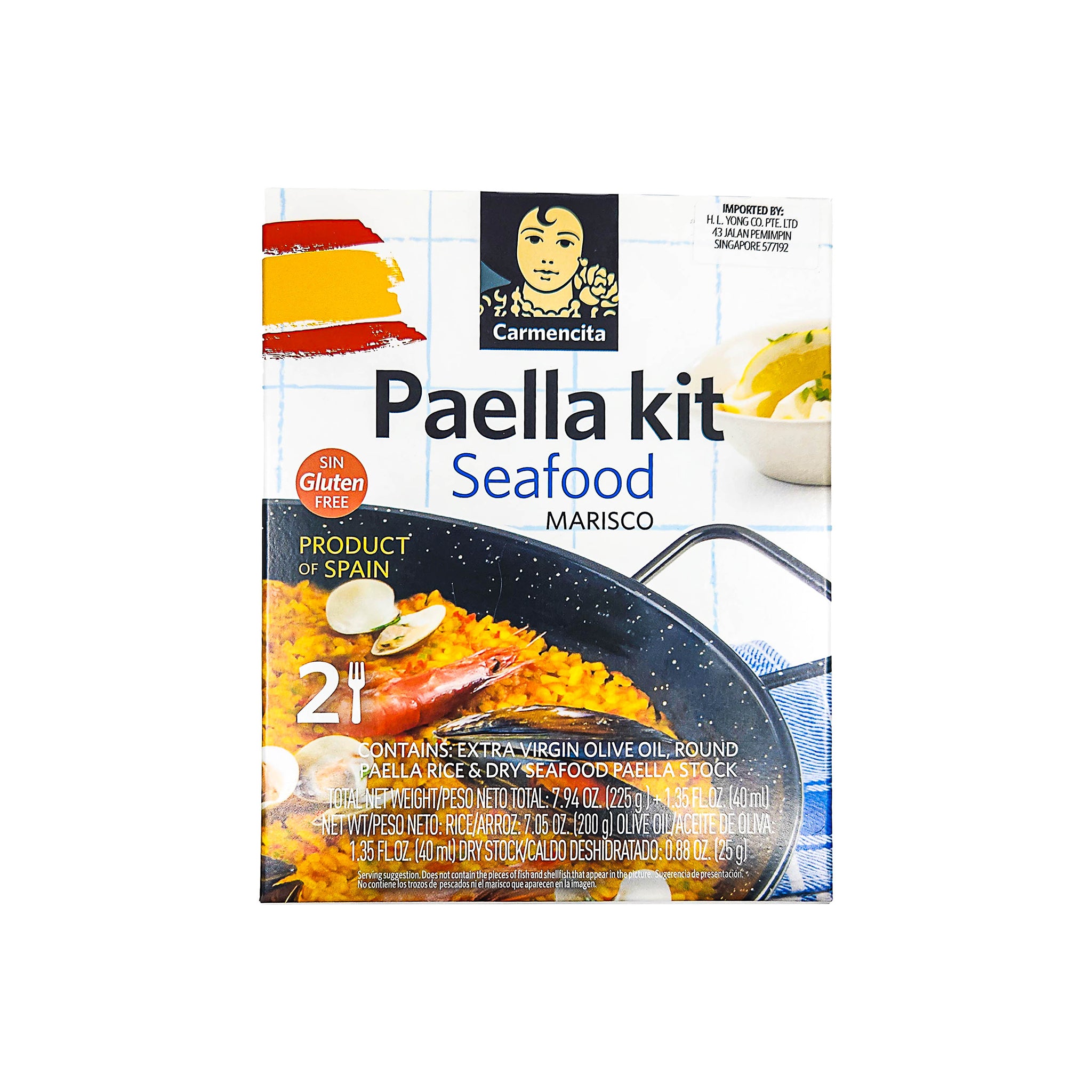 Carmencita Seafood Paella Kit For 2 Pax