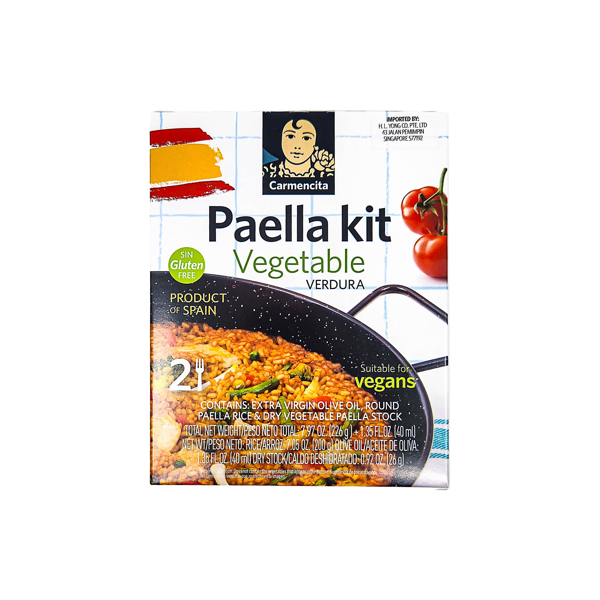 Carmencita Paella Kit Vegetables 266g