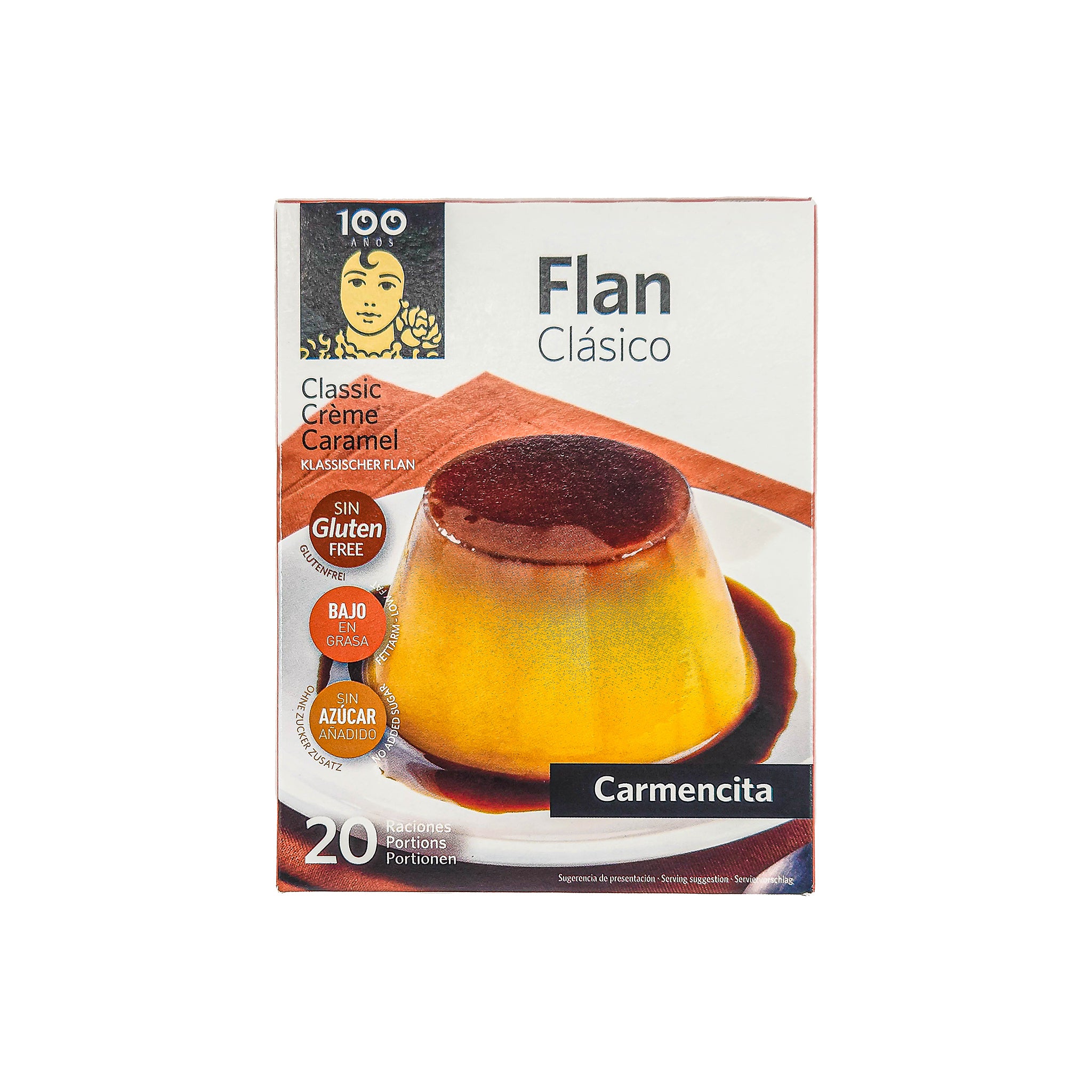 Carmencita Pudding / Custard Mix 20g case 4 sachets