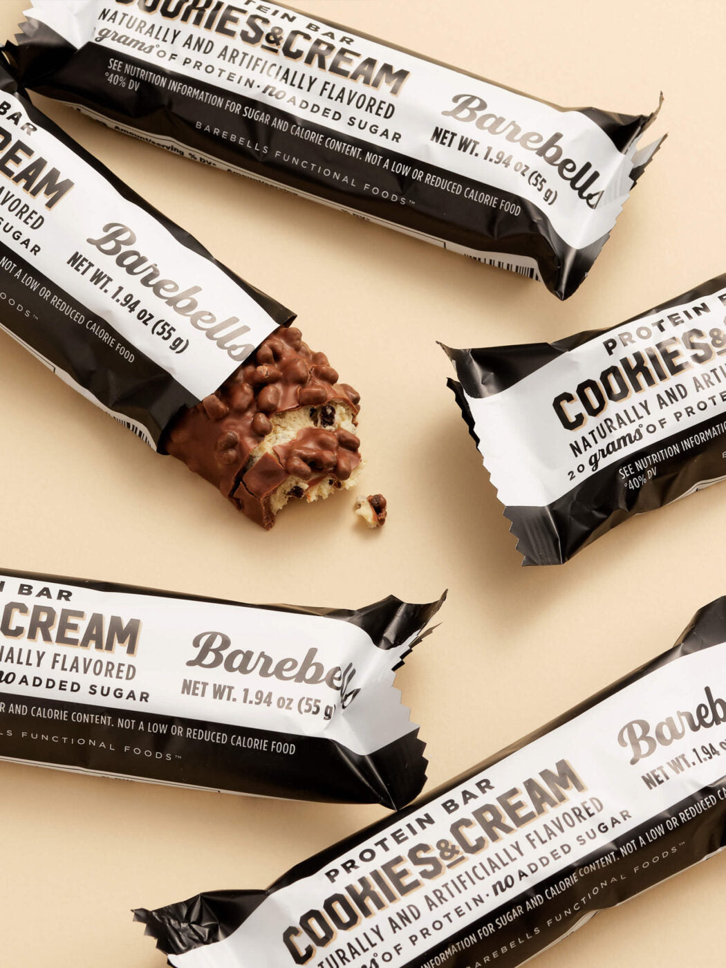 Barebells Protein Bar, Cookies & Cream (55g)