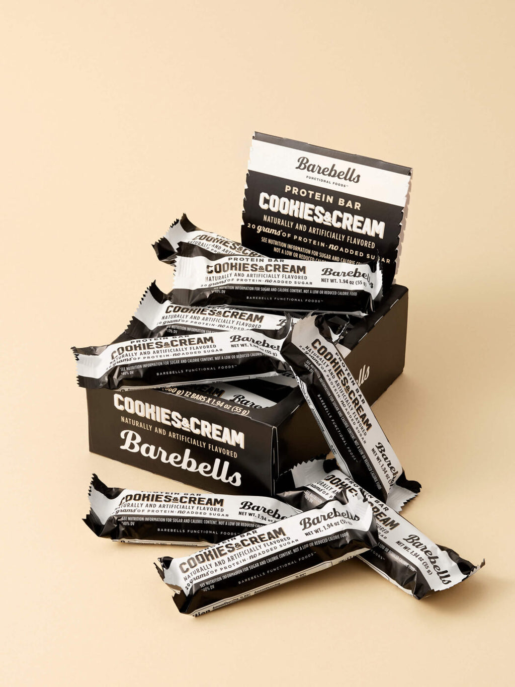 Barebells Protein Bar, Cookies & Cream (55g)