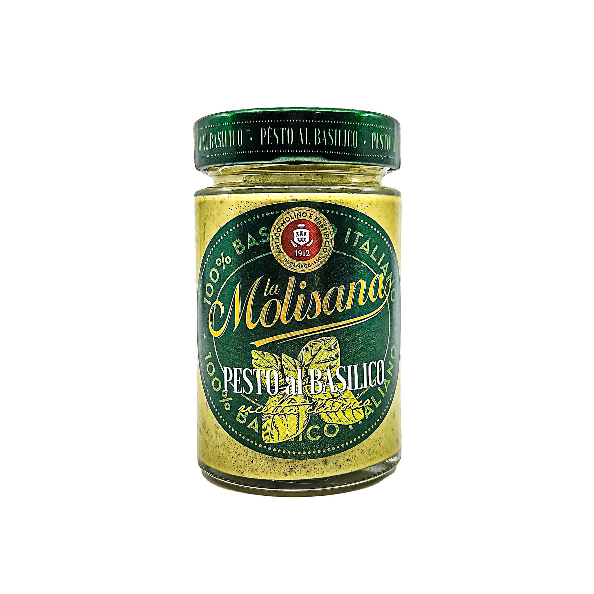 La Molisana Pesto Al Basilico (Italian Basil Green Pesto)
