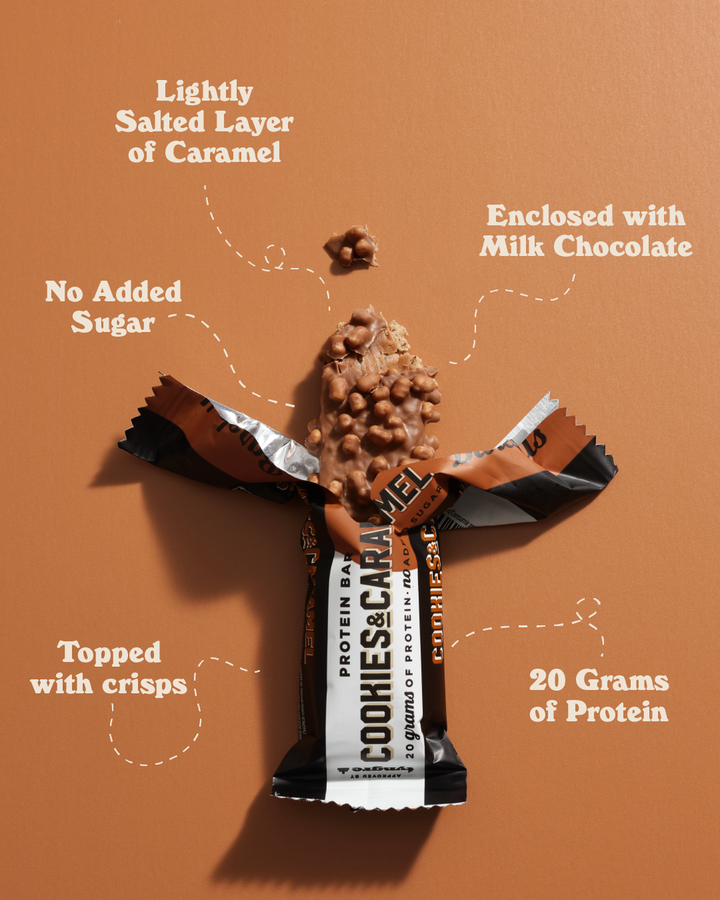 Barebells Protein Bars, Cookies&Cream Flavour, 55g (12 bars/carton)