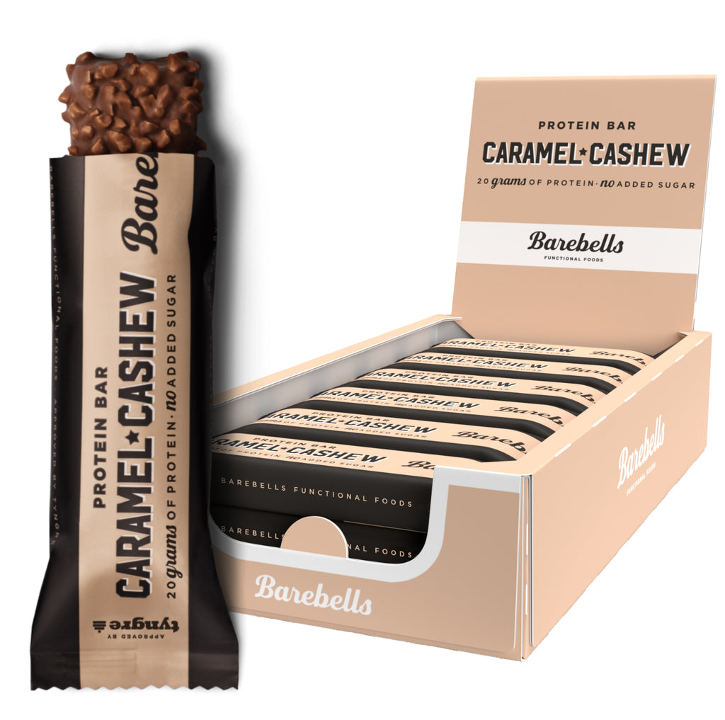 Barebells Protein Bars, Caramel Cashew Flavour, 55g (12 bars/carton)
