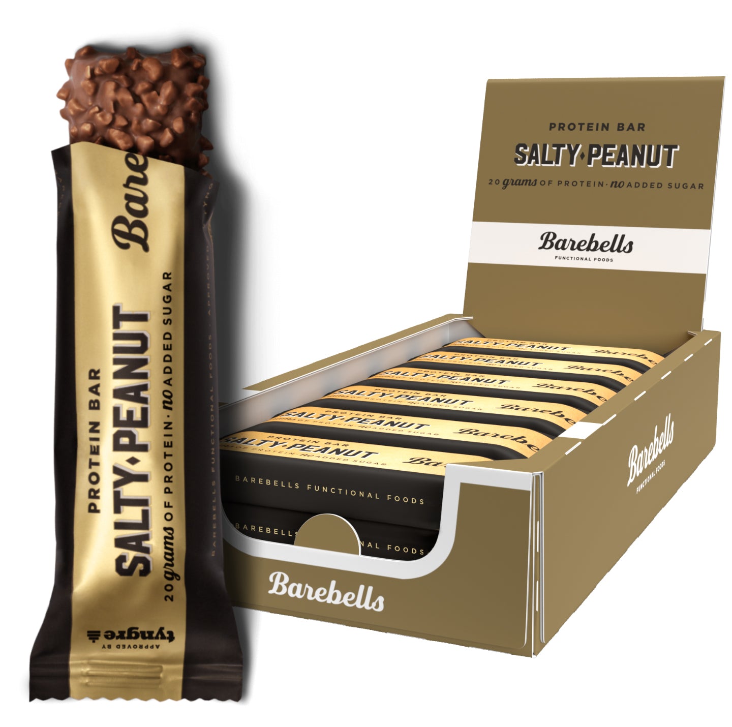 Barebells Protein Bars, Salty Peanut Flavour, 55g (12 bars/carton)