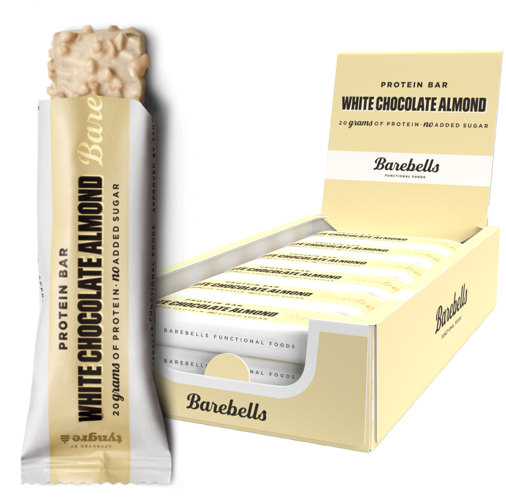 Barebells Protein Bar, White Almond Chocolate (55g)