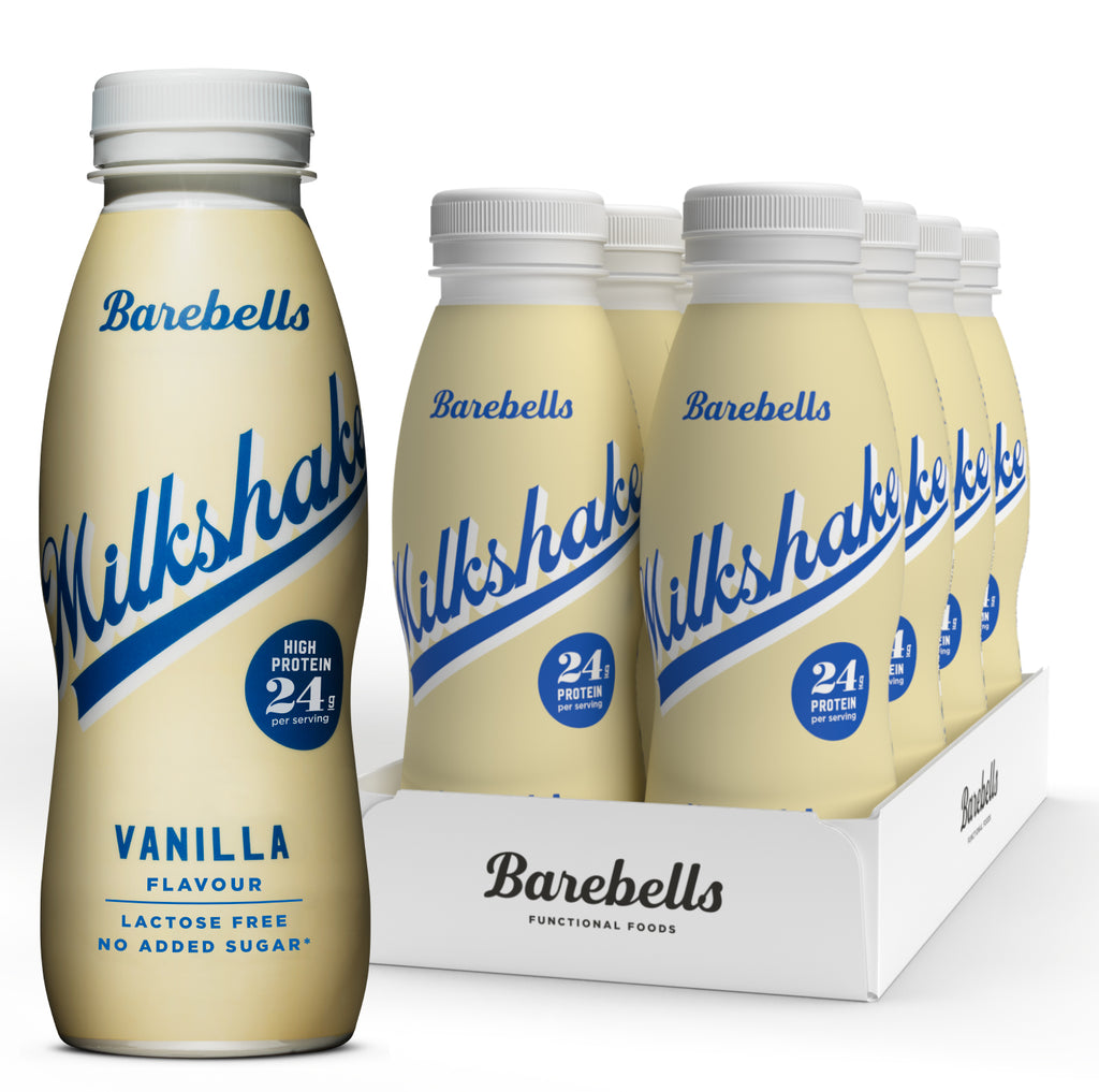 Barebells Lactose-Free Protein Milkshake, Vanilla Flavour 330ml (8 bottles/carton)