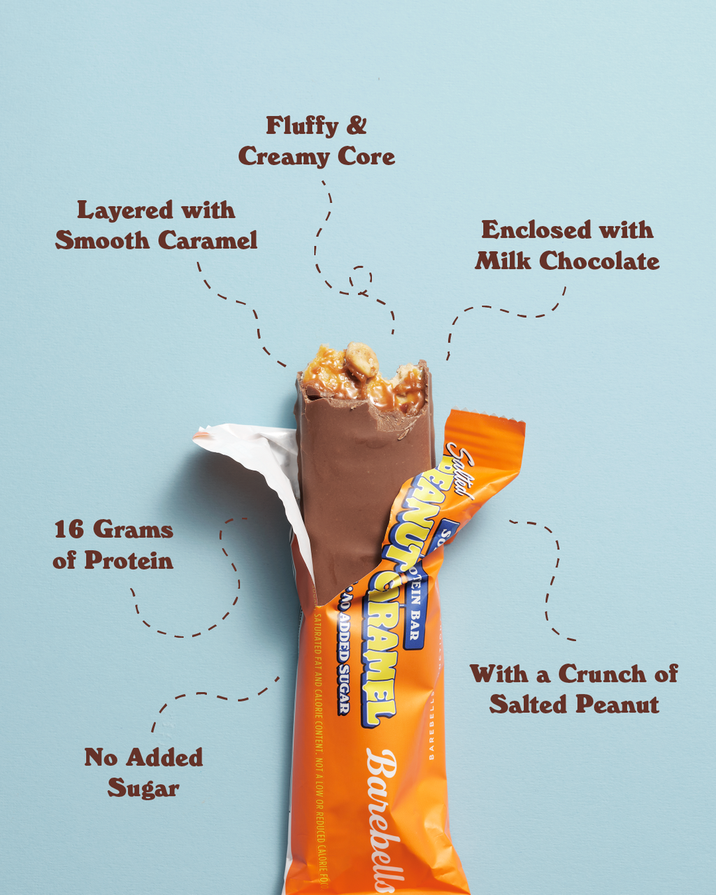 Barebells Protein Bars, Peanut Caramel Flavour, 55g (12 bars/carton)