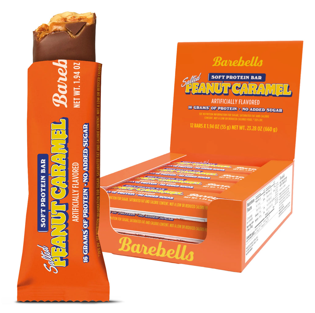 Barebells Protein Bars, Peanut Caramel Flavour, 55g (12 bars/carton)