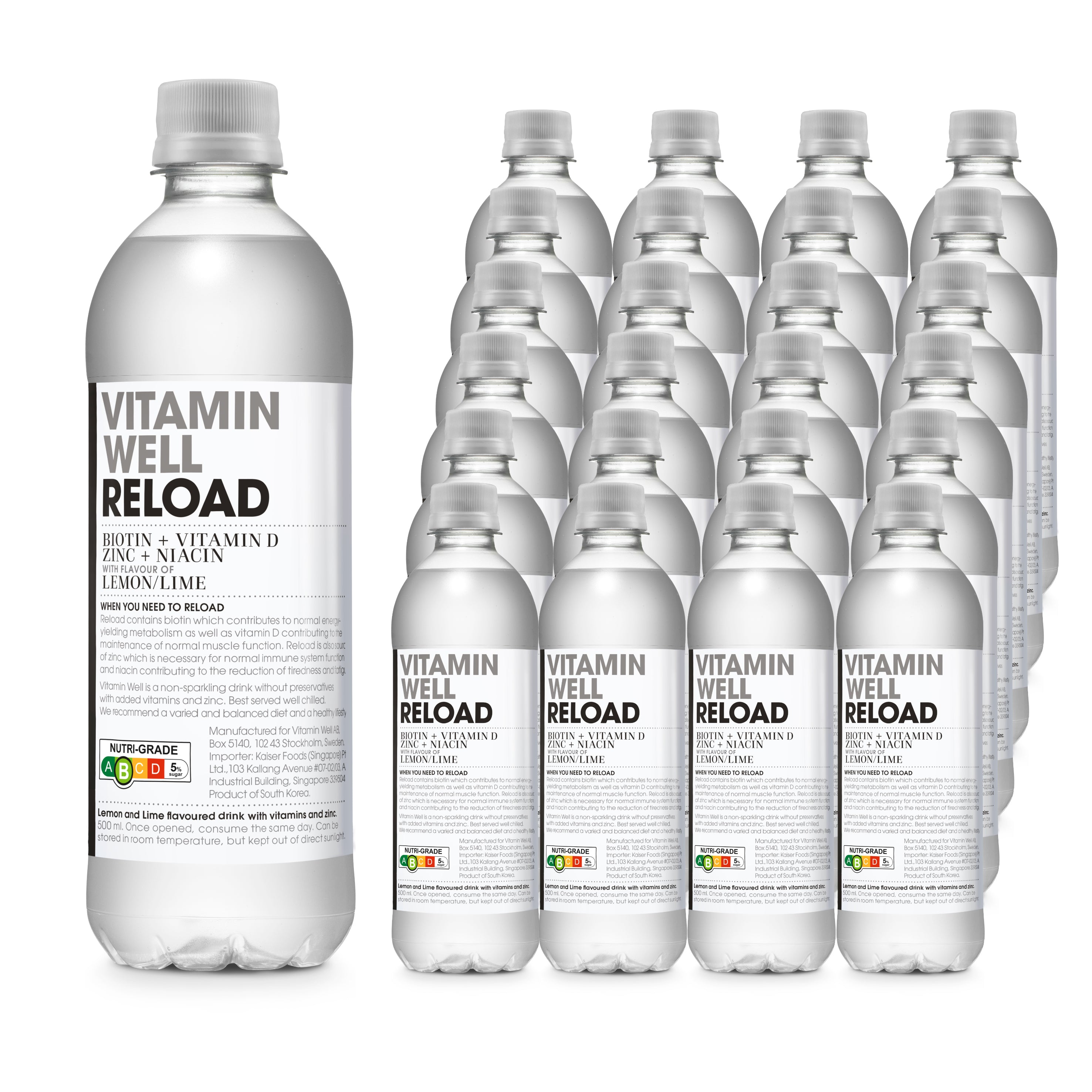 Vitamin Well, Reload 500ml (24 bottles/carton)