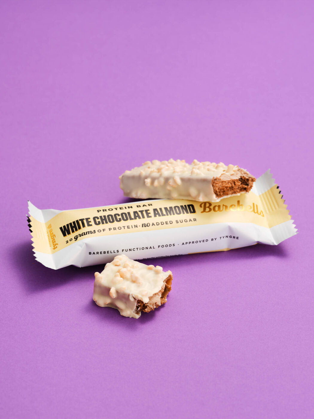 Barebells Protein Bar, White Almond Chocolate (55g)